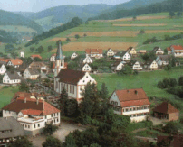 Schweighausen, der Ort, wo die Schutter entspringt.